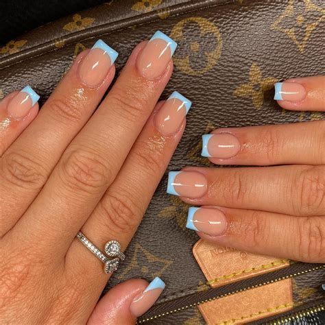 french tip 1.5 sky blue